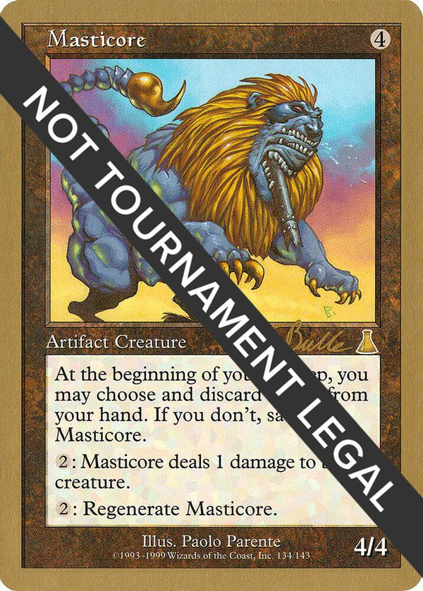 Masticore - 1999 Kai Budde (UDS) [World Championship Decks]
