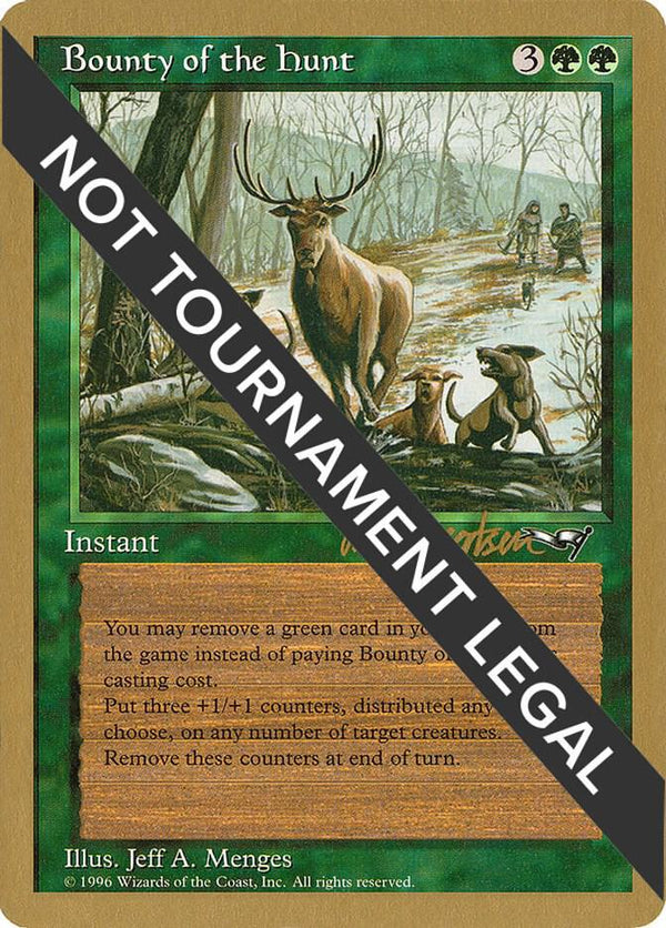 Bounty of the Hunt - 1997 Svend Geertsen (ALL) (SB) [World Championship Decks]