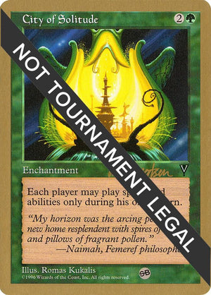 City of Solitude - 1997 Svend Geertsen (VIS) (SB) [World Championship Decks]