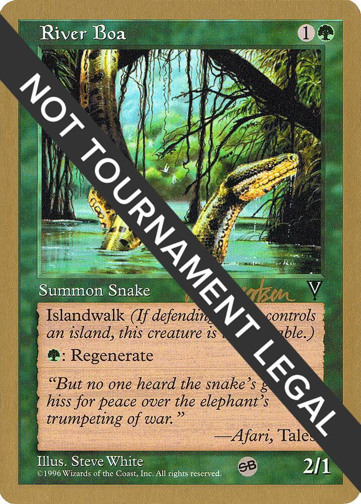 River Boa - 1997 Svend Geertsen (VIS) (SB) [World Championship Decks]
