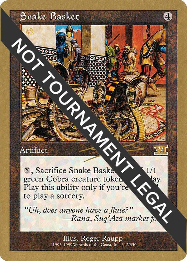 Snake Basket - 2000 Nicolas Labarre (6ED) [World Championship Decks]