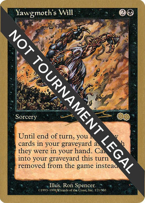 Yawgmoth's Will - 2000 Nicolas Labarre (USG) [World Championship Decks]