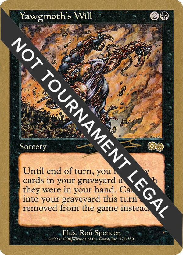 Yawgmoth's Will - 2000 Nicolas Labarre (USG) [World Championship Decks]