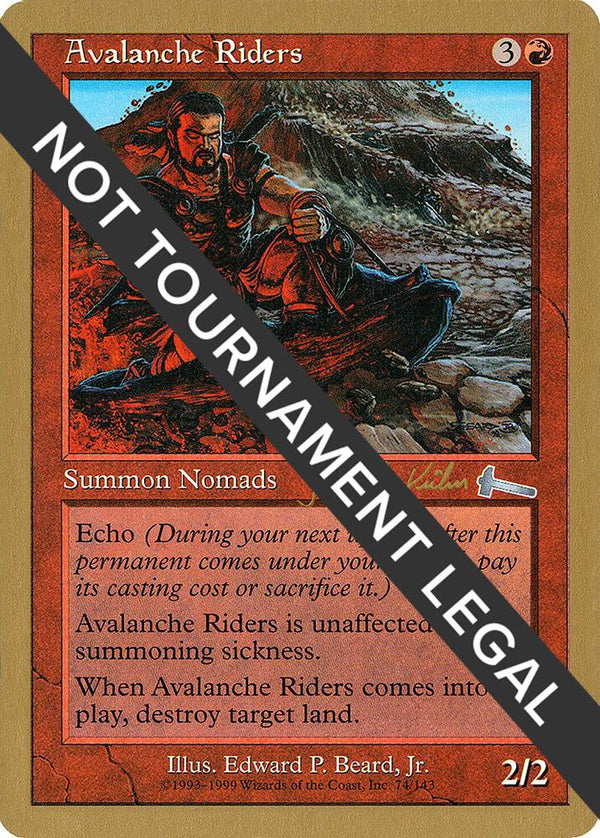 Avalanche Riders - 2000 Janosch Kuhn (ULG) [World Championship Decks]