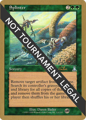 Splinter - 2000 Janosch Kuhn (UDS) (SB) [World Championship Decks]