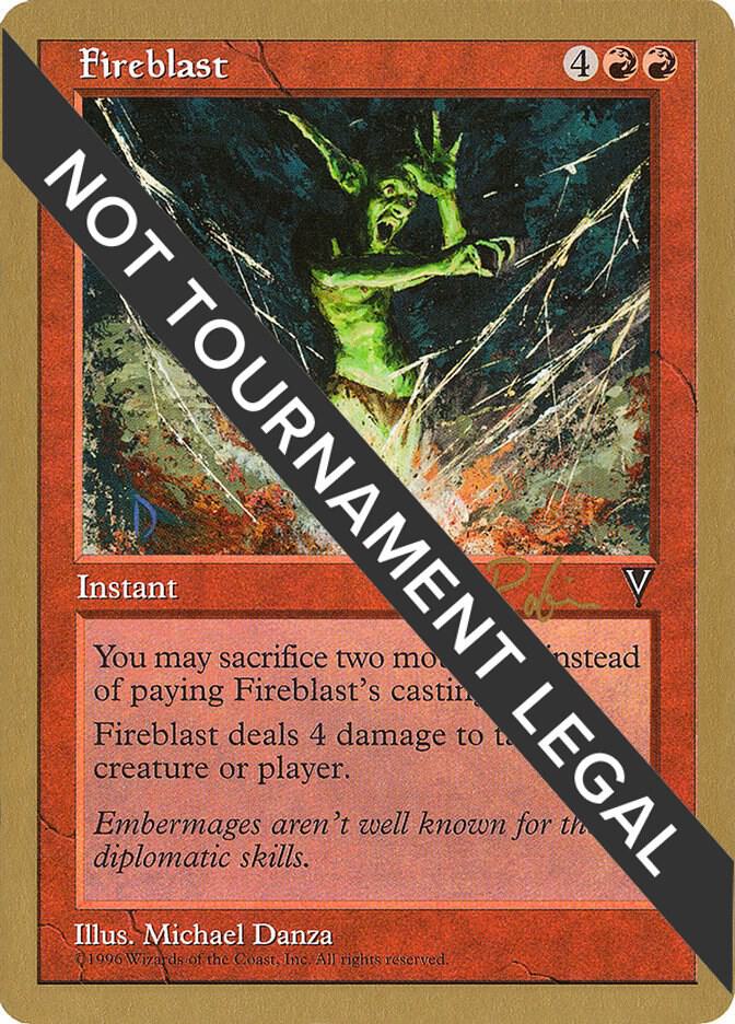 Fireblast - 1998 Ben Rubin (VIS) [World Championship Decks]