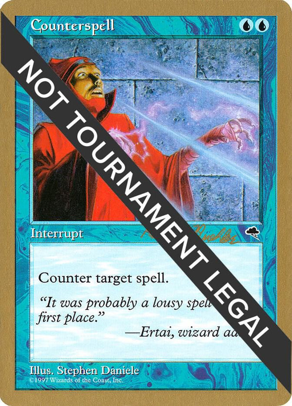 Counterspell - 1998 Randy Buehler (TMP) [World Championship Decks]