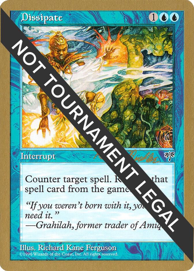 Dissipate - 1998 Randy Buehler (MIR) [World Championship Decks]