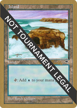 Island (Crashing Waves) - 1998 Randy Buehler (TMP) [World Championship Decks]