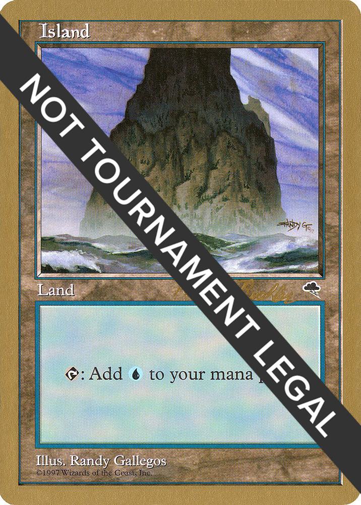 Island (Spire) - 1998 Randy Buehler (TMP) [World Championship Decks]
