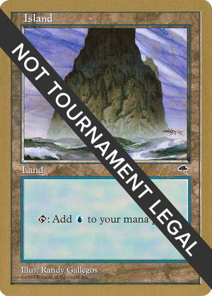 Island (Spire) - 1998 Randy Buehler (TMP) [World Championship Decks]