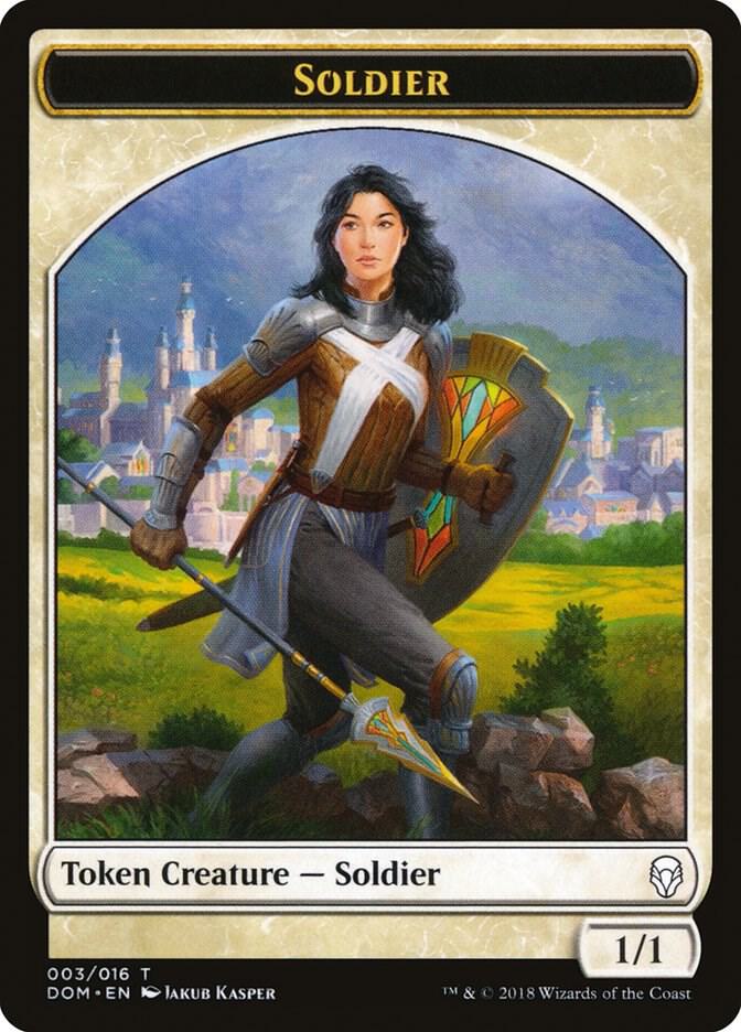 Soldier Token (3) [Dominaria]