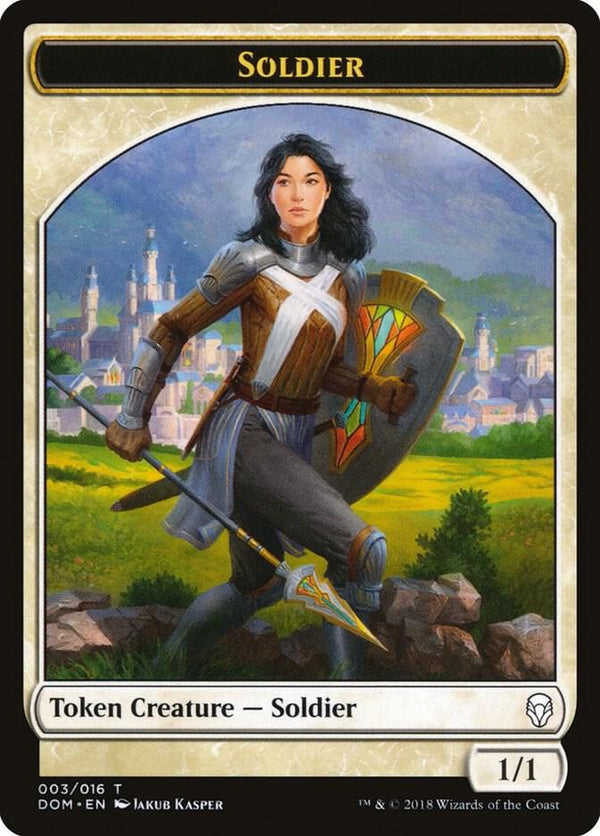 Soldier Token (3) [Dominaria]