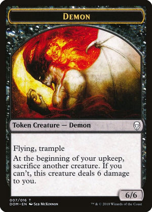Demon Token (7) [Dominaria]