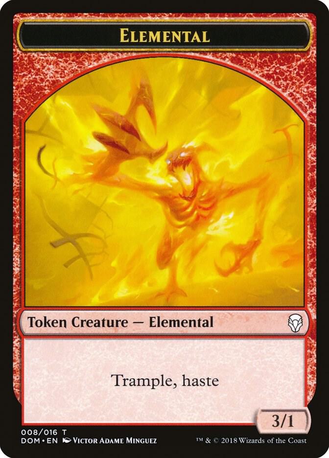 Elemental Token (8) [Dominaria]