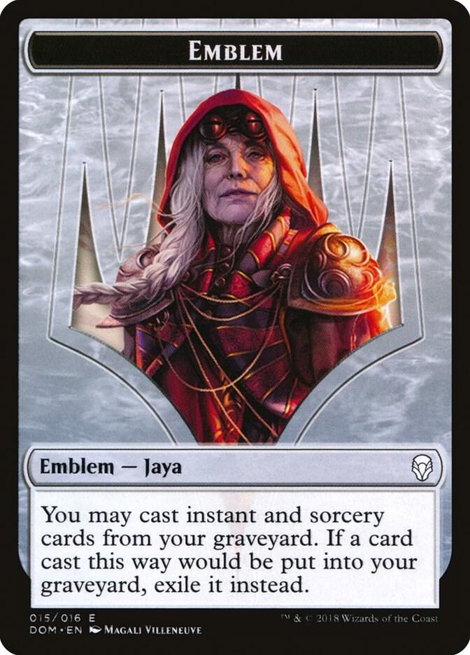 Emblem - Jaya Ballard (15) [Dominaria]