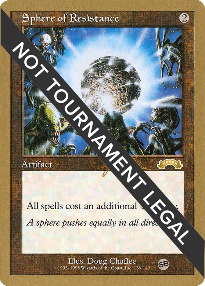 Sphere of Resistance - 1999 Jakub Slemr (EXO) (SB) [World Championship Decks]