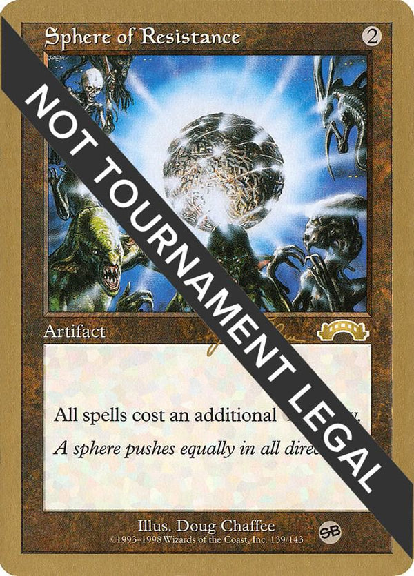 Sphere of Resistance - 1999 Jakub Slemr (EXO) (SB) [World Championship Decks]