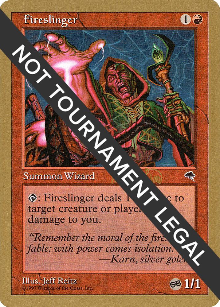 Fireslinger - 1999 Mark Le Pine (TMP) (SB) [World Championship Decks]