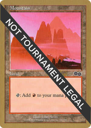Mountain (346) - 1999 Mark Le Pine (USG) [World Championship Decks]