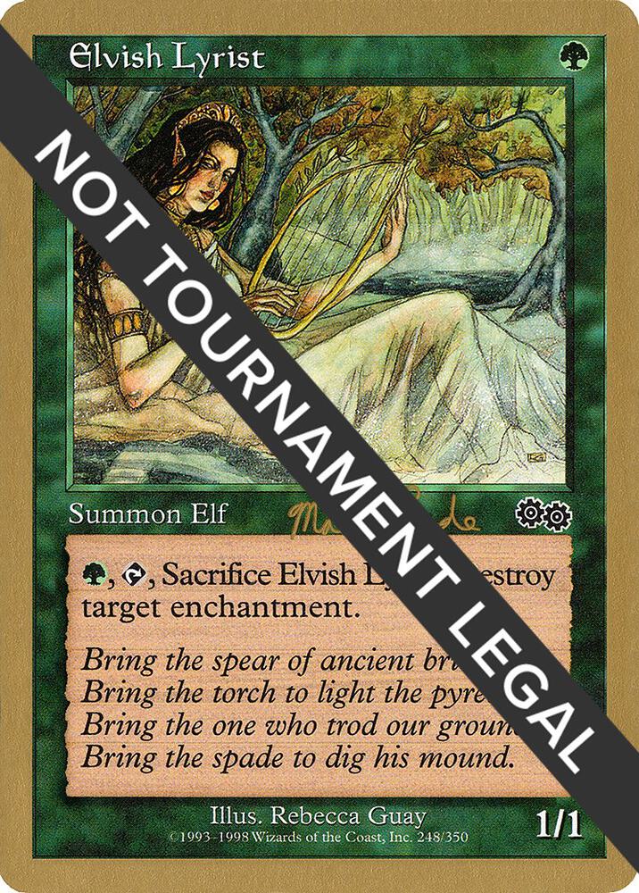 Elvish Lyrist - 1999 Matt Linde (USG) [World Championship Decks]