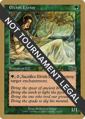 Elvish Lyrist - 1999 Matt Linde (USG) [World Championship Decks]