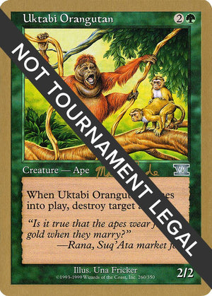 Uktabi Orangutan - 1999 Matt Linde (6ED) [World Championship Decks]