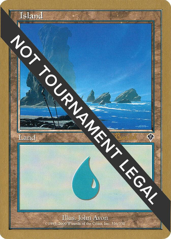 Island (336) - 2001 Alex Borteh (INV) [World Championship Decks]