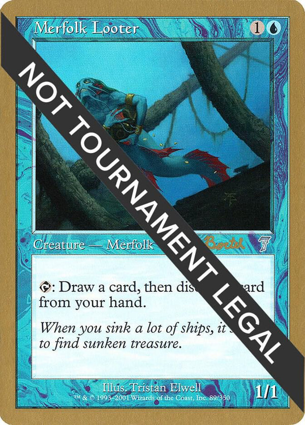 Merfolk Looter - 2001 Alex Borteh (7ED) [World Championship Decks]