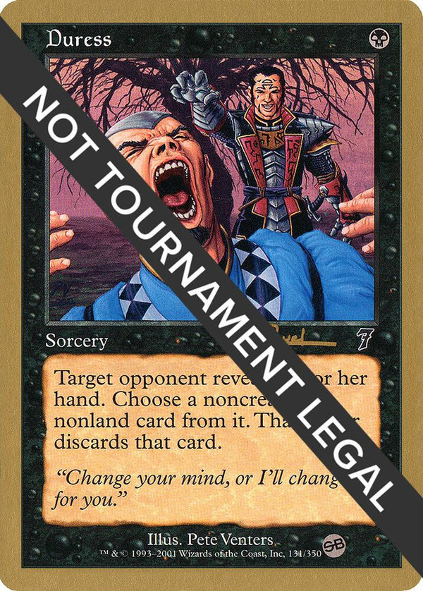 Duress - 2001 Antoine Ruel (7ED) (SB) [World Championship Decks]