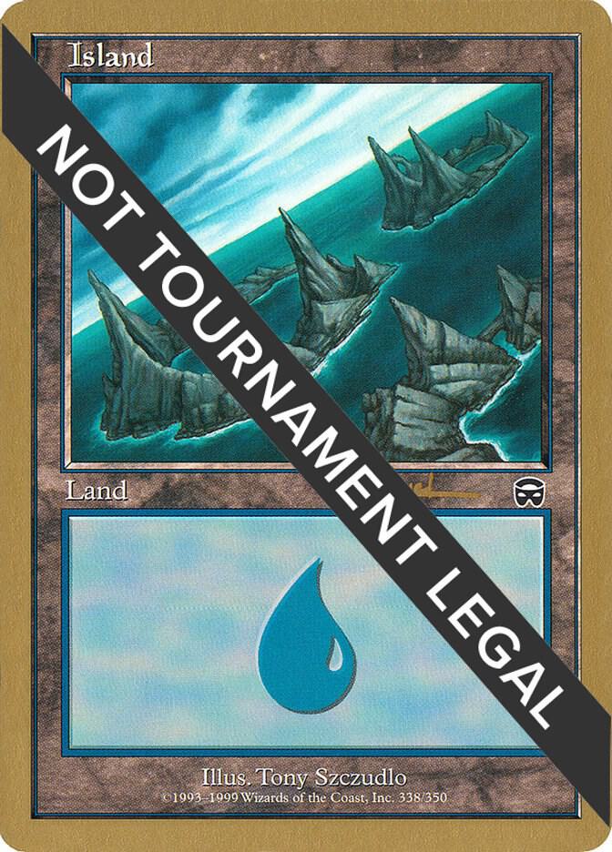 Island (338) - 2001 Antoine Ruel (MMQ) [World Championship Decks]