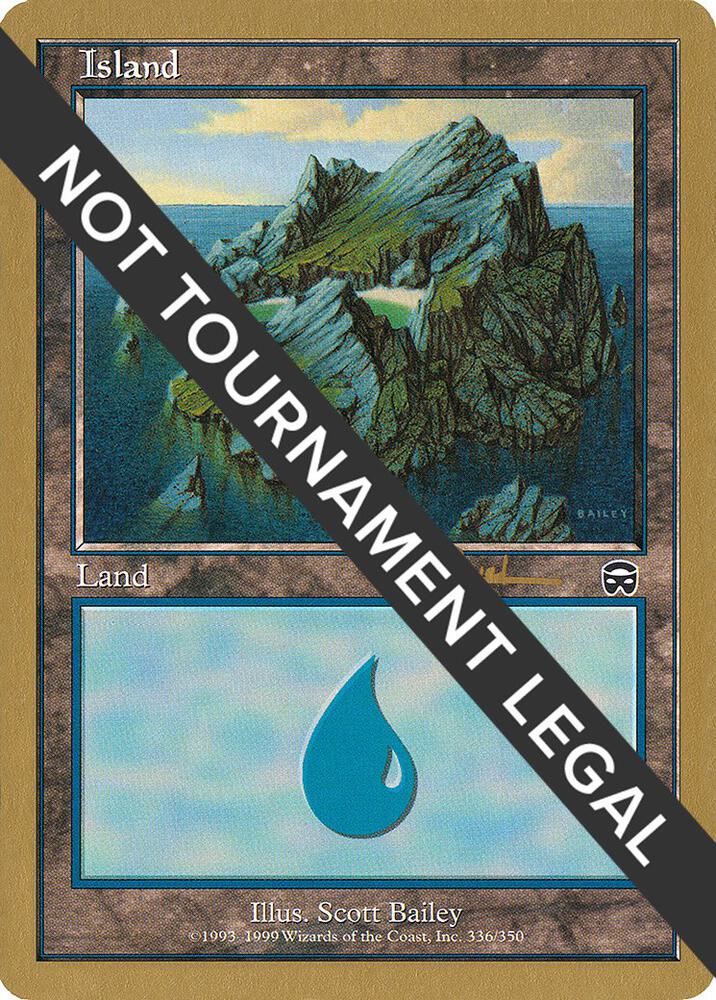 Island (336) - 2001 Antoine Ruel (MMQ) [World Championship Decks]