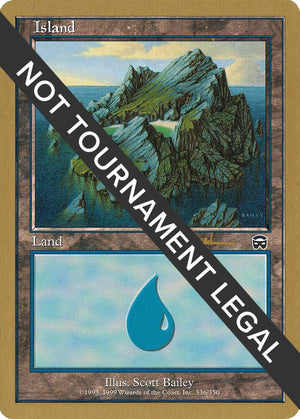 Island (336) - 2001 Antoine Ruel (MMQ) [World Championship Decks]