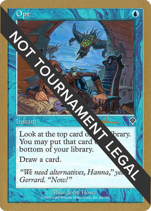 Opt - 2001 Antoine Ruel (INV) [World Championship Decks]