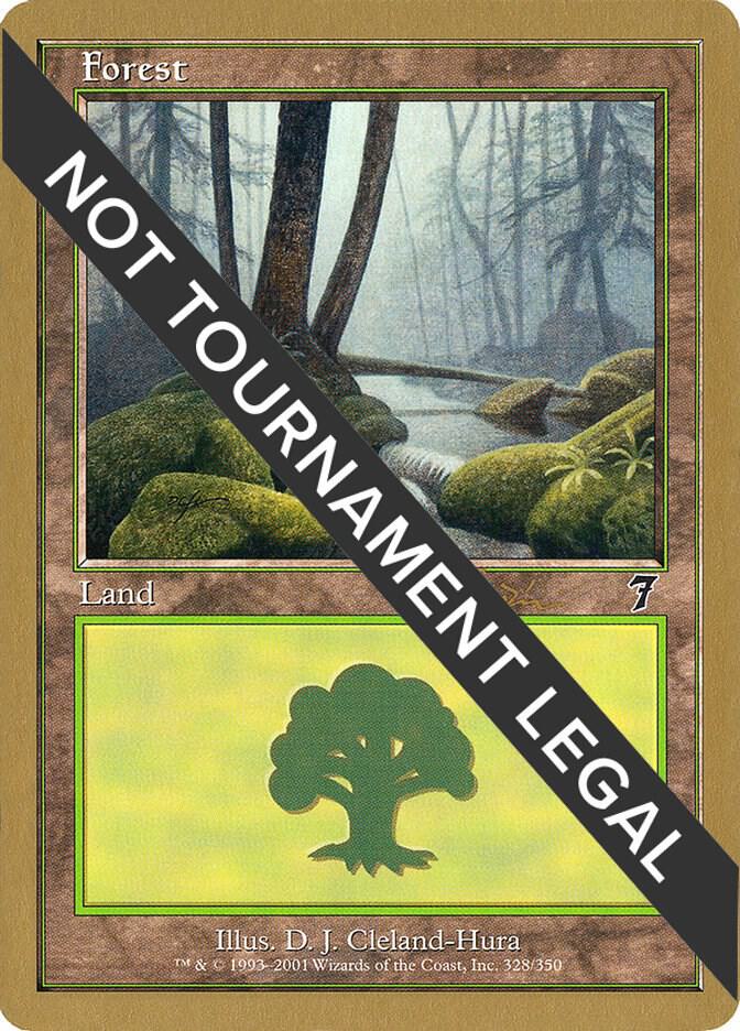 Forest (328) - 2001 Jan Tomcani (7ED) [World Championship Decks]