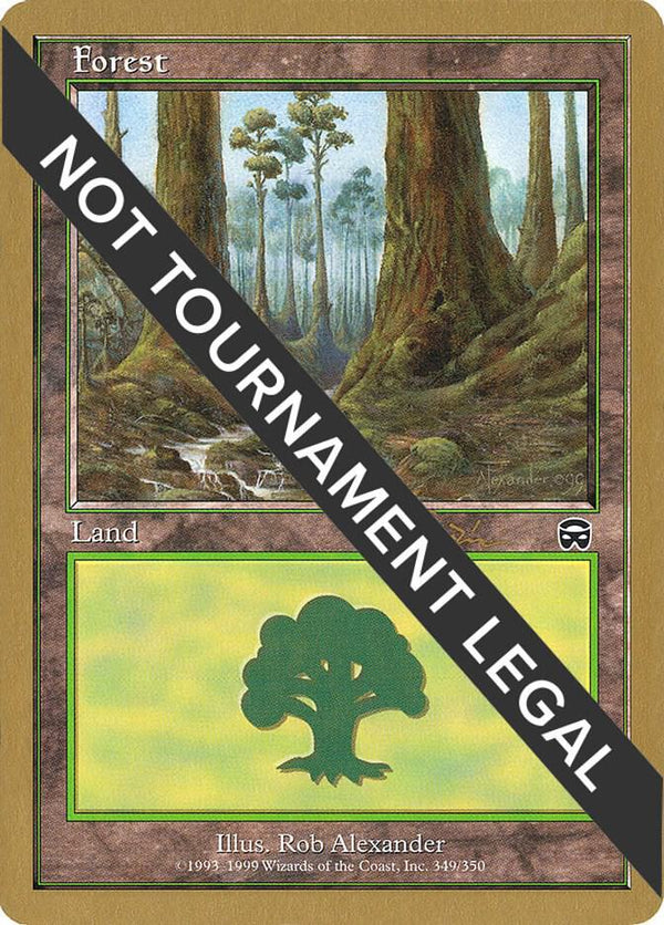 Forest (349) - 2001 Jan Tomcani (MMQ) [World Championship Decks]
