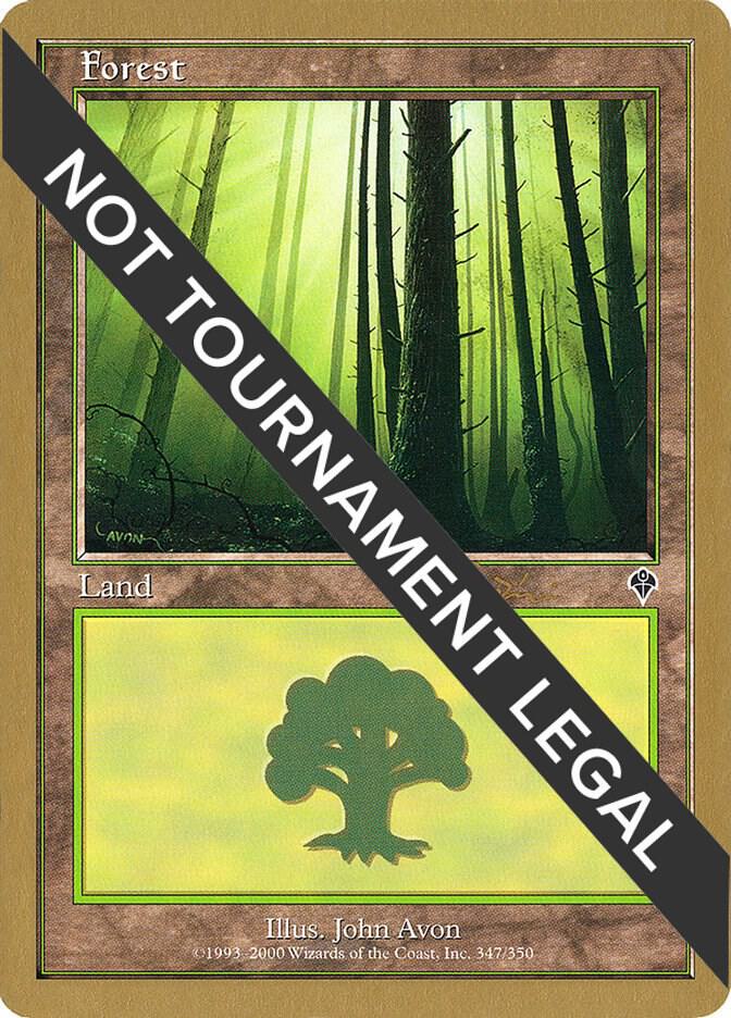 Forest (347) - 2001 Jan Tomcani (INV) [World Championship Decks]