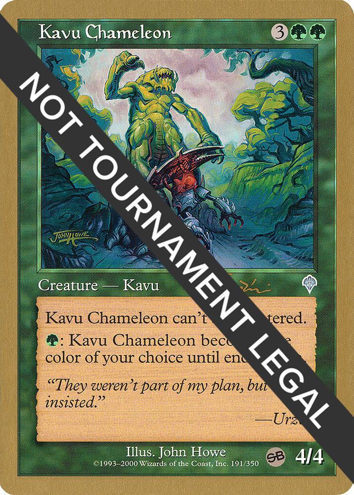 Kavu Chameleon - 2001 Jan Tomcani (INV) (SB) [World Championship Decks]