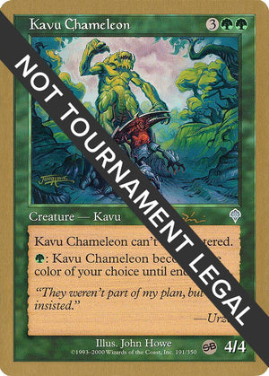 Kavu Chameleon - 2001 Jan Tomcani (INV) (SB) [World Championship Decks]