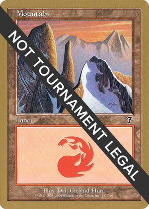 Mountain (337) - 2001 Jan Tomcani (7ED) [World Championship Decks]