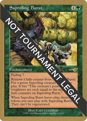 Saproling Burst - 2001 Jan Tomcani (NMS) [World Championship Decks]