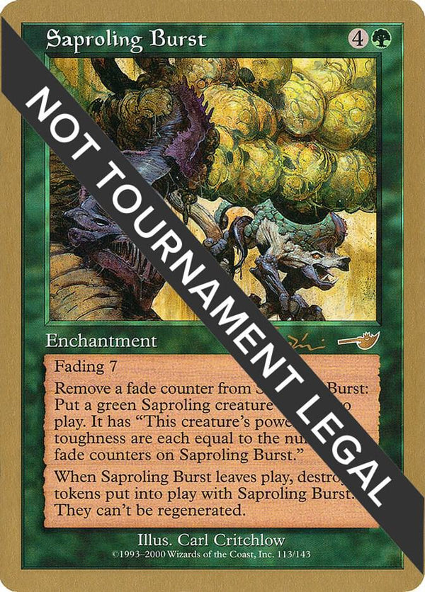 Saproling Burst - 2001 Jan Tomcani (NMS) [World Championship Decks]