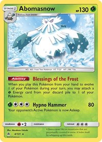 Abomasnow (4/131) [SM Forbidden Light]