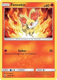 Fennekin (14) (14/131) [SM Forbidden Light]