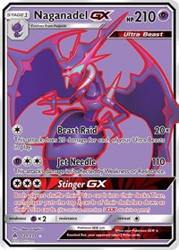Naganadel GX (Full Art) (121/131) [SM Forbidden Light]