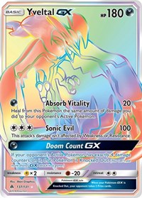 Yveltal GX (Secret) (137/131) [SM Forbidden Light]