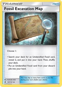Fossil Excavation Map (107/131) [SM Forbidden Light]