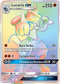 Lucario GX (Secret) (135/131) [SM Forbidden Light]