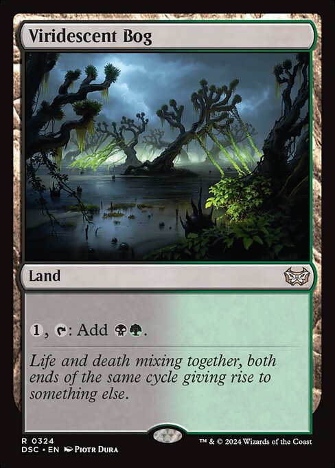 Viridescent Bog (324) [Duskmourn: House of Horror Commander]