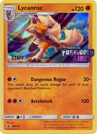 Lycanroc - SM118 (Prerelease) [Staff] (SM118) [SM Promos]